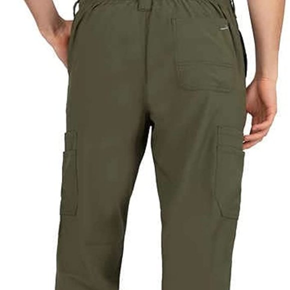 COPY - COPY - Perflex Men's Scrub Pants, Green, Small - Picture 3 of 6